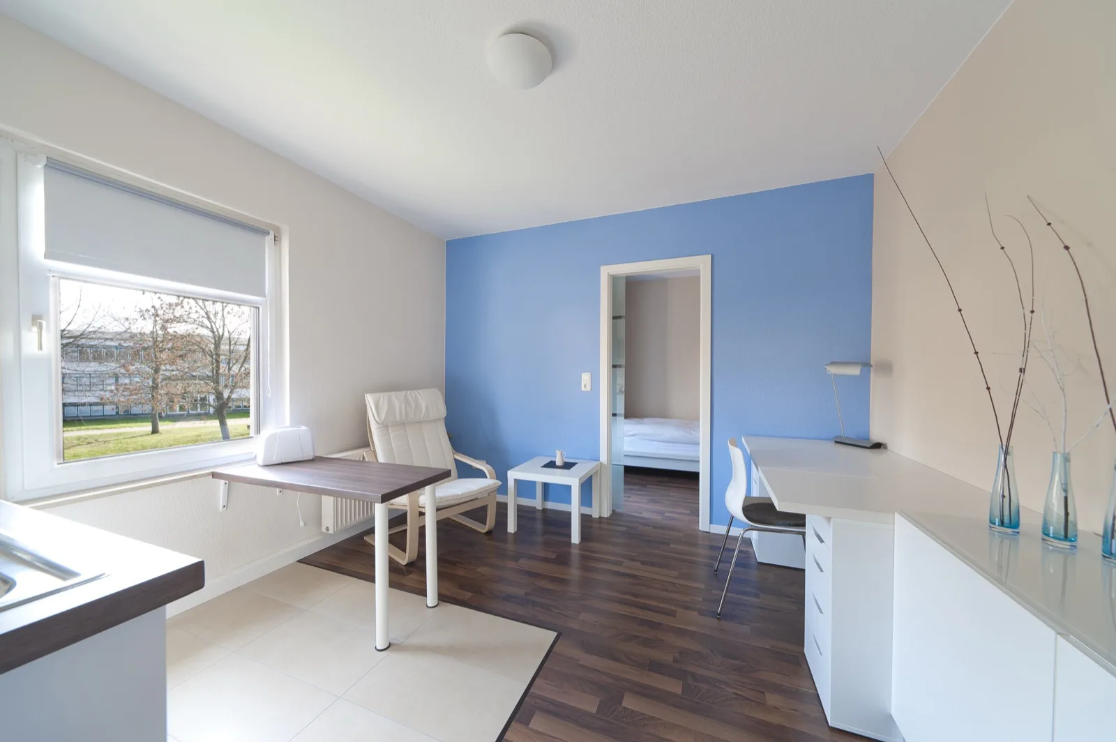 Apartment Blau — Innenansicht 1